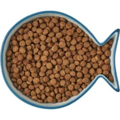 Frisco Fish Shaped Non-skid Ceramic Cat Bowl 11 Frisco Fish Shaped Non-skid Ceramic Cat Bowl -Frisco 256111 PT5. AC SS1800 V1616522555