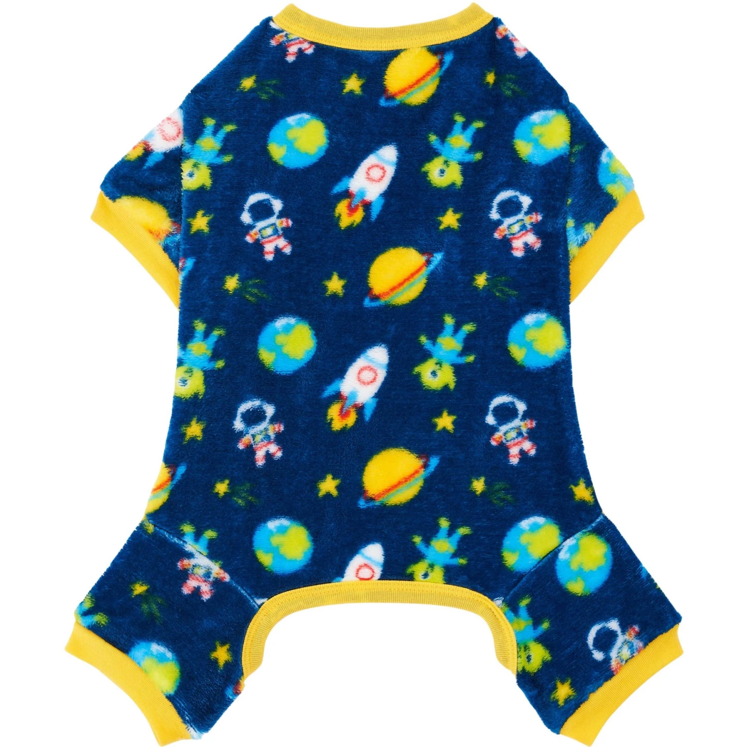 Frisco Dog & Cat Cozy Plush Fleece PJs, Outer Space 4 Frisco Dog & Cat Cozy Plush Fleece PJs, Outer Space - Image 4