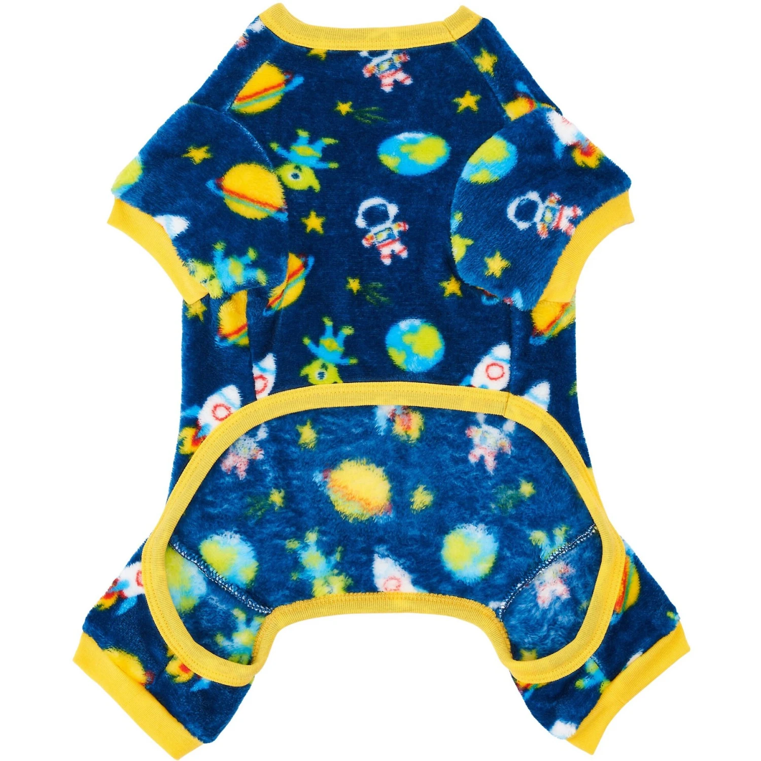 Frisco Dog & Cat Cozy Plush Fleece PJs, Outer Space 5 Frisco Dog & Cat Cozy Plush Fleece PJs, Outer Space - Image 5