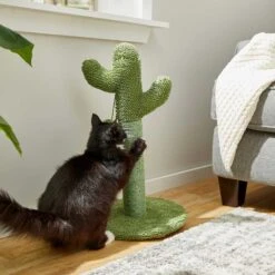 Frisco Novelty Unicorn Covered Cat & Dog Bed & Frisco Cactus Cat Scratching Post -Frisco 303496 PT7. AC SS1800 V1623062246