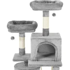 Frisco 61-in Faux Fur Cat Tree & Condo & Frisco 38-in Cat Tree With Condo, Top Perch & Toy -Frisco 318964 PT3. AC SS1800 V1630363328