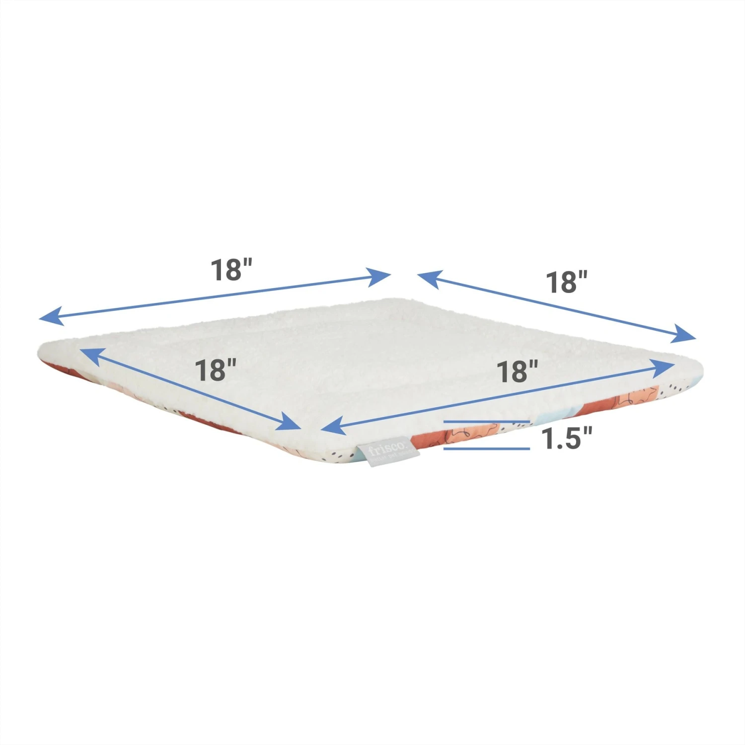 Frisco Reversible Square Cat Pad, Calico Cat 2 Frisco Reversible Square Cat Pad, Calico Cat - Image 2
