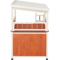 Frisco Outdoor Wooden Cat House With Balcony & Step Ladder 10 Frisco Outdoor Wooden Cat House With Balcony & Step Ladder -Frisco 361012 PT3. AC SS1800 V1657828422