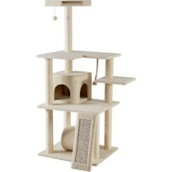 Frisco 62-in Faux Fur Cat Tree & Condo -Frisco 92259 PT5. AC SS1800 V1584453065